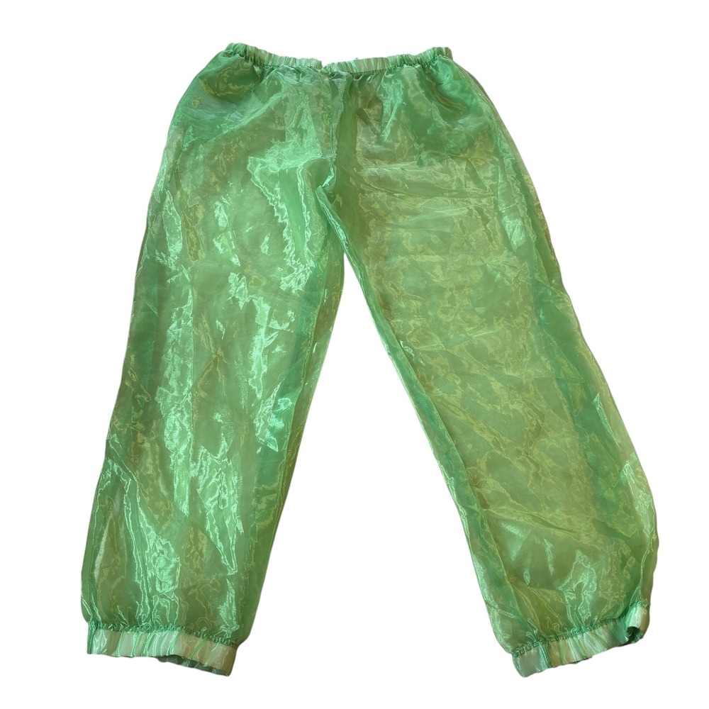 Rainbow 3X Sheer Green Lounge Pants Cover Bottoms Lightweight Plus Size